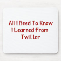 Ich lernte vom Twitter Mousepad