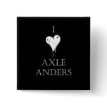 "Ich Liebe Achsen-Anders" Pin