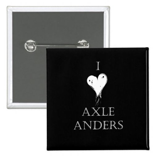 "Ich Liebe Achsen-Anders" Pin Anstecknadelbuttons