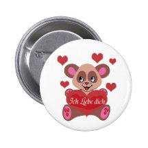Ich Liebe Dich Anstecknadel