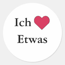 Ich Liebe (Etwas) Sticker