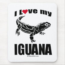 "ICH LIEBE MEIN LEGUAN-" - LEGUAN MAUSPAD