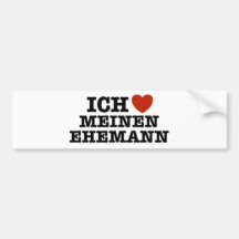 Ich Liebe Meinen Ehemann Autosticker