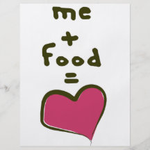 Ich + Nahrung = Liebe Flyer