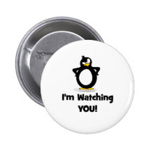 Ich passe Sie Pinguin auf Anstecknadelbuttons