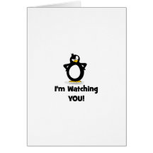 Ich passe Sie Pinguin auf Karte