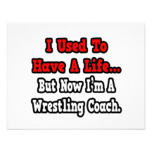 Ich pflegte, um einen Leben-… Wrestling-Trainer zu Personalisierte Ankündigung