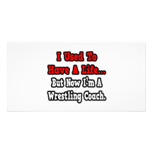 Ich pflegte, um einen Leben-… Wrestling-Trainer zu Bildkarte