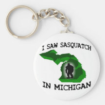 Ich sah Sasquatch in Michigan Schlüsselbänder
