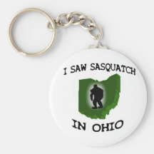 Ich sah Sasquatch in Ohio Schlüsselanhänger