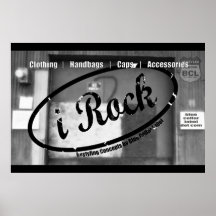 "ich schaukele" vom blauer Kragen-Aufkleber Plakatdruck