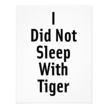 Ich schlief nicht mit Tiger Personalisierte Einladung