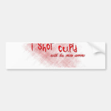 Ich schoss Amor Autosticker
