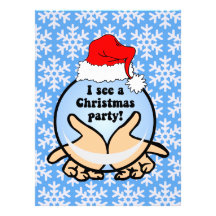 Ich sehe ein WeihnachtsParty! Personalisierte Ankündigungen