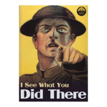 Ich sehe, was Sie dort taten poster
