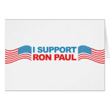 Ich stütze Ron Paul - Wahl-Präsidenten 2012 Karten