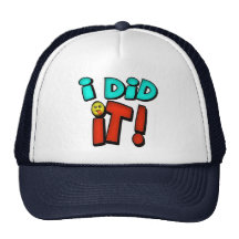 Ich tat es Abschluss-T-Shirts und Geschenke Trucker Cap