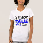 Ich trage blaues Band für meinen Vati - Darmkrebs T-shirts