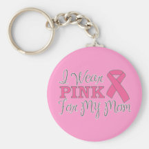 Ich trage Rosa für meine Mamma (rosa Band-Version  Schlüsselband