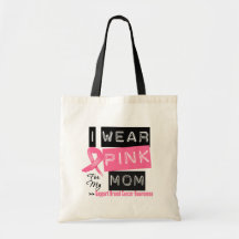 Ich trage Rosa für meinen Mamma-Brustkrebs Tragetasche