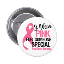 Ich trage Rosa für spezielles jemand Anstecknadelbuttons