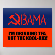 Ich trinke Tee nicht Kool-Hilfe Poster