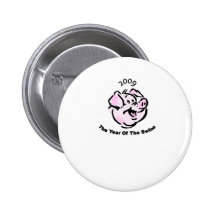 Ich überlebte die Schwein-Grippe 2009 Button