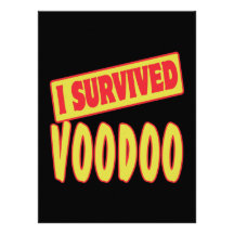 ICH ÜBERLEBTE VOODOO INDIVIDUELLE ANKÜNDIGUNG