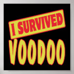 ICH ÜBERLEBTE VOODOO PLAKAT