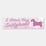 Ich verehre meinen Sealyham Terrier Autoaufkleber