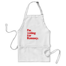 Ich WÄHLE FÜR ROMNEY Schürzen