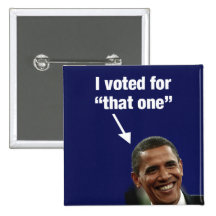 Ich wählte für "diesen ein" Obama-Knopf Anstecknadelbuttons