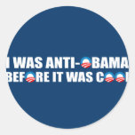 ICH WAR ANTI-OBAMA, BEVOR ES COOL WAR STICKER