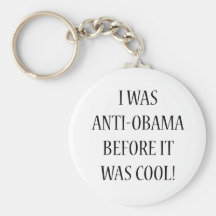 Ich war Anti-Obama Schlüsselanhänger