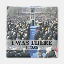 ICH WAR DORT: Präsident Obama Inauguration Magnete