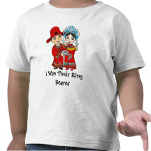 Ich war ihr Ring-Träger… Kleinkind-T-Shirt: Weiß