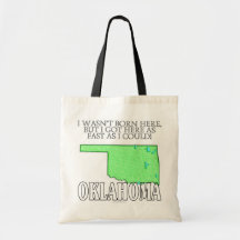 Ich war nicht geborenes hier… Oklahoma Taschen