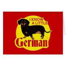 Ich weiß deutsches wenig karten