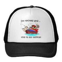 Ich werde zurückgezogen und dieses ist mein Büro! Baseballcap