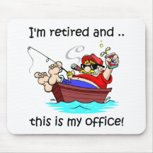 Ich werde zurückgezogen und dieses ist mein Büro! Mauspads