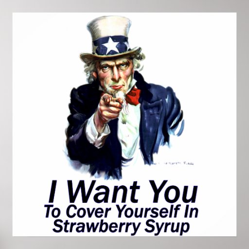 Ich will Sie:  Zu Youself Plakat bedecken