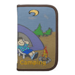 Ich würde eher Camping - Lager-Szenen-Rickshaw-Fol Folio Planer