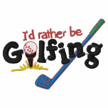 Ich würde eher das Golf spielen gestickt sein Bestickte Polos