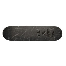 ICH WURDE GEMACHT, UM LEICHT ZU SCHLAGEN BEDRUCKTES SKATEBOARD