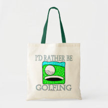 Ich würde vielmehr Golf spielen (Taschentasche)
