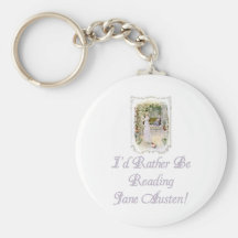 Ich würde vielmehr Jane Austen lesen! Keychain Schlüsselband