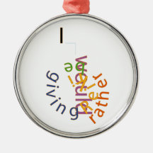 Ich würde vielmehr Reiki geben Ornament