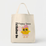 Ich würde vielmehr Tennis spielen Tasche