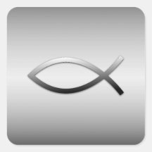 Ichthys Jesus Fische Aufkleber