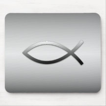 Ichthys Jesus Fische Mousepad